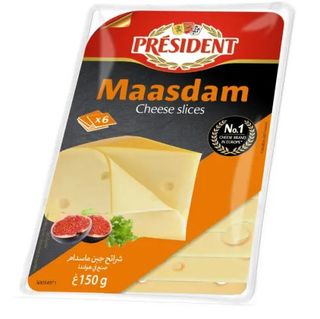 Président Maasdam Fromage en Tranches 150g