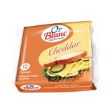 Tranche fromage Cheddar x12 200g - OR BLANC
