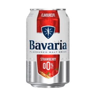 Bavaria saveur fraise sans alcool canette 33cl