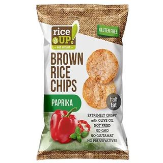 Smeđi Rižin Čips Sa Ukusom Paprike 60 G Rice Up (158622)