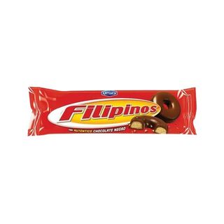 Filipinos Galletas Bañadas con Chocolate Negro 128g (25602277)