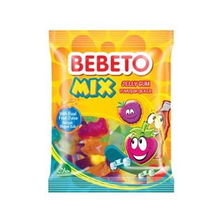 Bebeto Mix Fruit Juice Gommes 80g