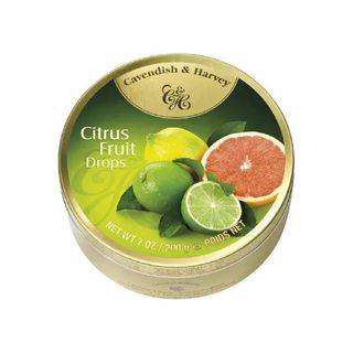 Cavendish Citrus Fruit Drops Bonbons 200g