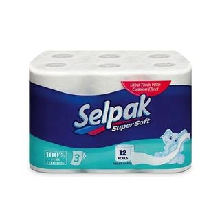 Selpak Papier Toilette Super Soft 12x3 Plis
