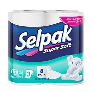 Тх Selpak Бяла 8 Бр Трипластова Пакет (236108)