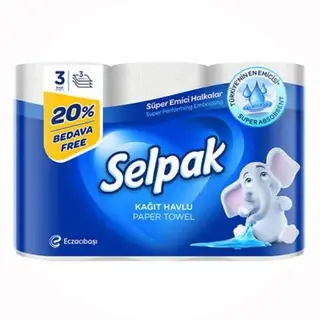 Essuie-tout super absorbant 3 plis x3 - SELPAK