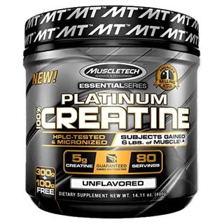 Muscletech Platinum Creatine Sans Goût 400g