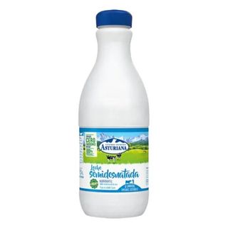 Leche Semidesnatada Botella Asturiana 1.5L.