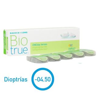 Biotrue Oneday, Soczewki kontaktowe jednodniowe, Moc -4.50