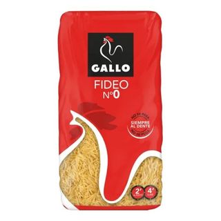 Pasta Fideo Nº 0 Gallo Paquete de 450 G.