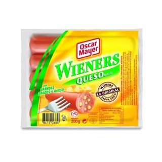 Oscar Mayer Frankfurt con Queso 5u 200g