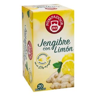 Pompadour Infusión Jengibre con Limón 20u
