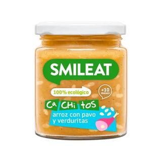 Smileat Tarrito con Arroz y Pavo con Verduras 230g