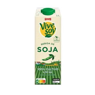 Bebida Vegetal de Soja Natural com Cálcio Vive Soy (emb. 1 lt)