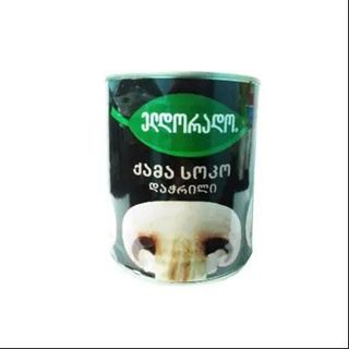 სოკოს კონსერვი "ელდორადო" დაჭრილი 850 გრ / 4860008160375