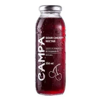 კამპა წვენი ალუბლის შუშა 250მლ/4860009121078