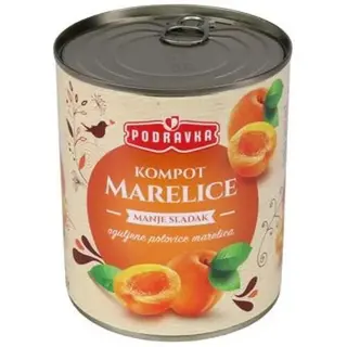 Kompot Marelica Manje Sladak Limenka 825 g