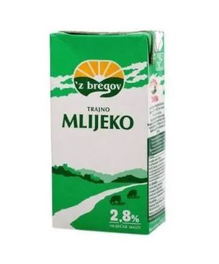 MLIJEKO 2,8% mm TE ZBREGOV  1 l