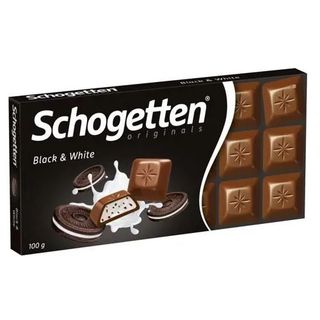 Schogetten Cioccolato Ass.100G - black & white
