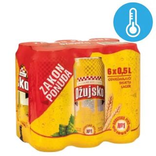 Pivo Ožujsko 6 X 0,5 L Limenka