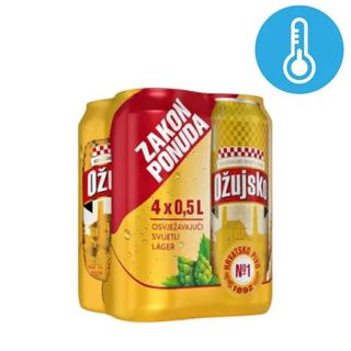 Pivo Ožujsko 4X0,5 L Limenka