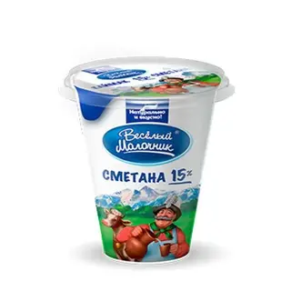 Сметана Vesely Molochnik 300г