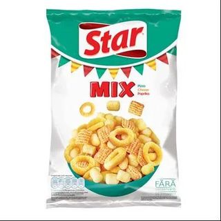 Snacks Star Mix Verde Cu Pizza, Paprika Si Branza 100g