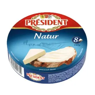 President natur premium topljeni sir 140g