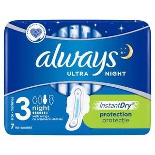 Always Ultra Day & Night (R3) Ze Skrzydełkami Podpaski 7 szt