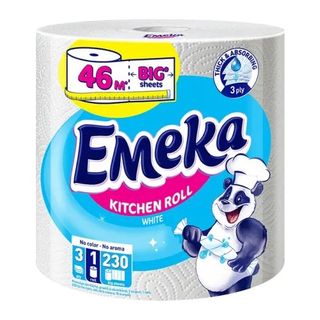Emeka кухненска ролка Jumbo White 3 пласта 1 бр \ 00079936