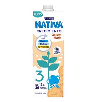 Leche Nativa 3 Crecimiento Con Galleta Nestle 1L.