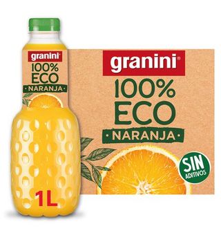 Zumo de Naranaja 100 % Ecológico sin Aditivos Granini 1 L.