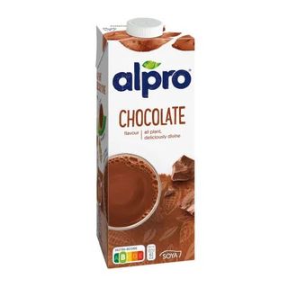 Alpro Cioccolato, Bevanda Alla Soia, 100% Vegetale Con Vitamine B2, B12, D 1 Litro. - 749193