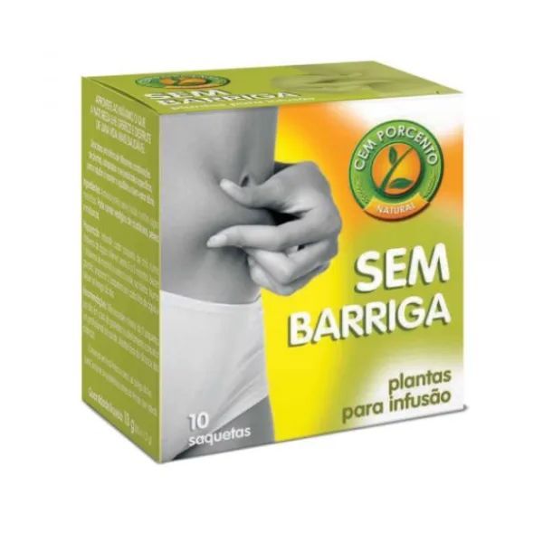 Cem Porcento Chá Sem Barriga 10saq
