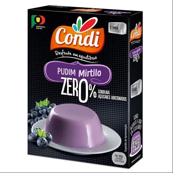 Condi Pudim Zero Mirtilo 22g