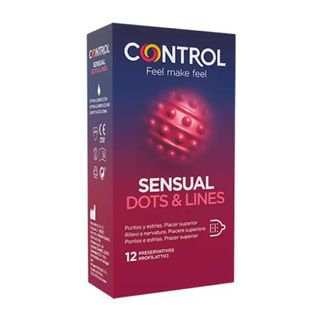 Control Preservativos Sensual Dots & Lines 12un