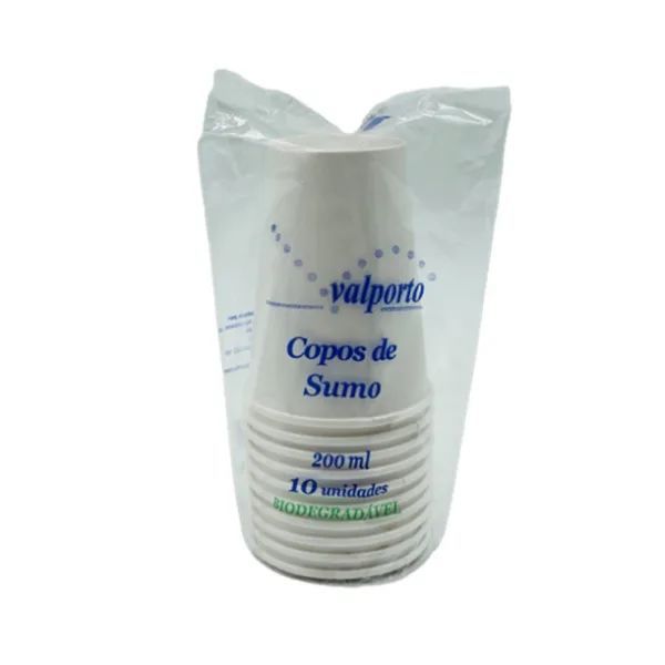 Copos Descartáveis Cartão Sumo 200ml 10un