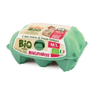 Matinados Ovos Classe M/L Biológicos 6un