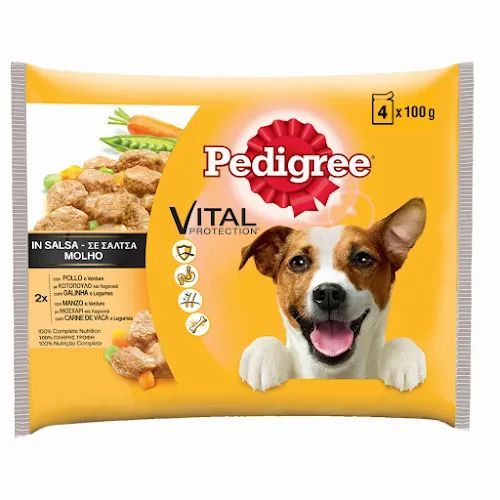 Pedigree Frango e Boi com Legumes Molho em Saquinho para Cães - Multipack