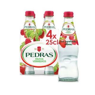 Pedras Água com Gás Frutos Vermelhos 4x25cl