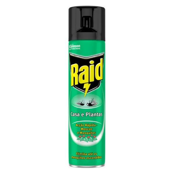 Raid Inseticida Aerossol Casa e Plantas 400ml
