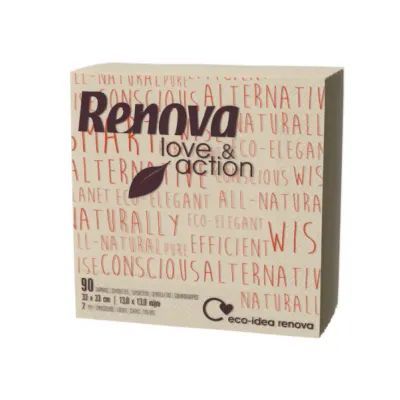 Renova Eco Folha Dupla Médio Guardanapos 90un