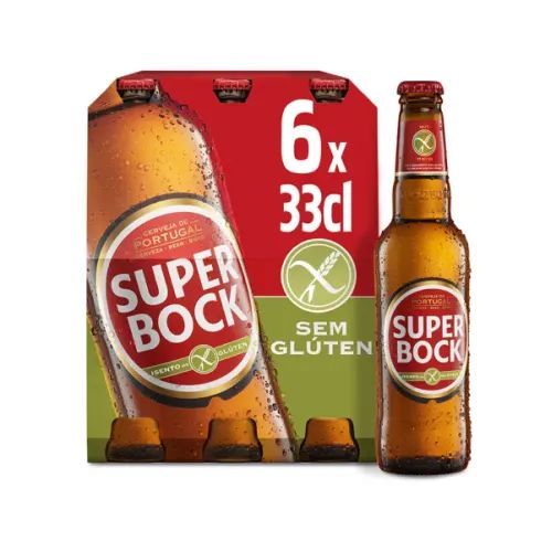Super Bock Cerveja sem Glúten 6x33cl