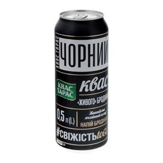 Kvass Taras negro lata 0,5l