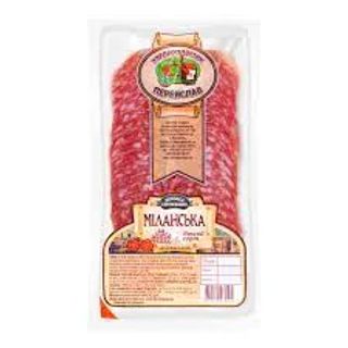 Ковбаса Укрпромпостач-95 Міланська сиров'ялена вищий гатунок 80г