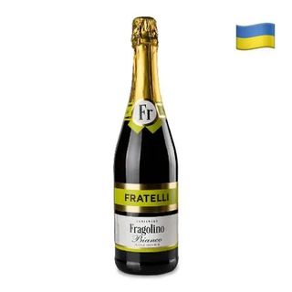 Напій винний Fratelli Fragolino Bianko білий напівсолодкий ігристий 6-6.9% 0.75 л