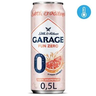 Пивo безалкогольне 0,5 л Seth&Riley's Garage fun zero №0 taste Grapefruit ж/б