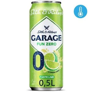 Пивo безалкогольне 0,5 л Seth&Riley's Garage fun zero №0 taste Lime ж/б