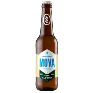 Пиво Mova Non-Alcohol світле безалкогольне 0.4% 0.33л