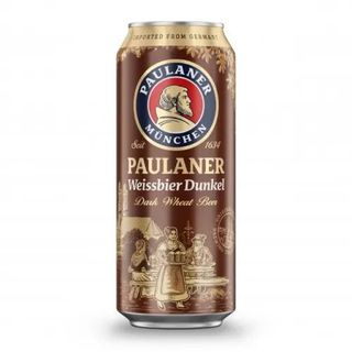 Пиво Paulaner Hefe-Weissbier Dunkel темне 5.3% 0.5л